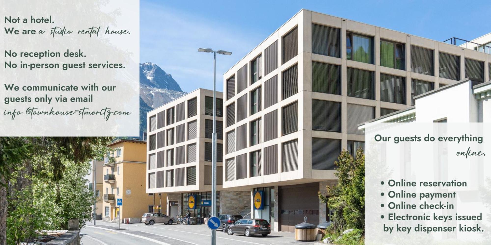 Townhouse N9 Leilighet Sankt Moritz Eksteriør bilde